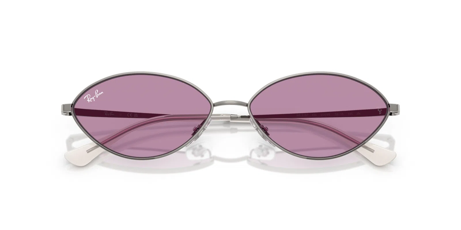 Ray-Ban Kai 3757 Sunglasses - Pale Gold - view 17